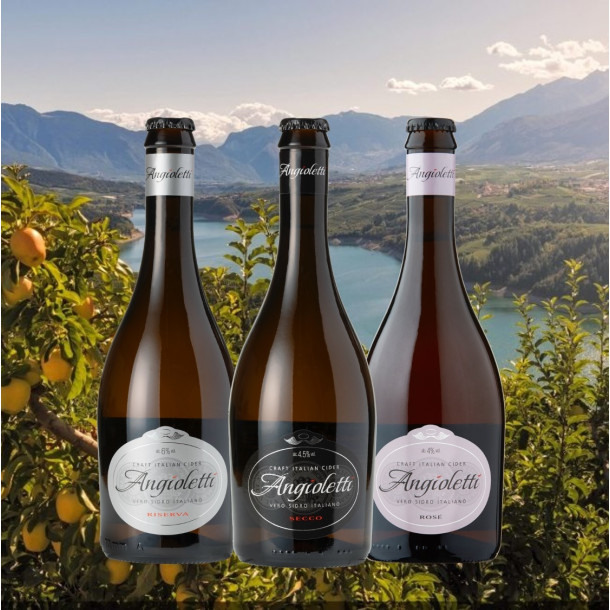 Angioletti ble cider <BR>bland selv 6 fl. -20%
