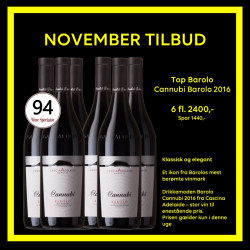 6 fl.  "Cannubi" Barolo DOCG 2016