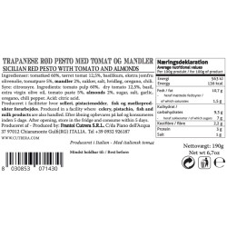 Pesto alla Trapanese - Rd pesto med tomater og Mandler   