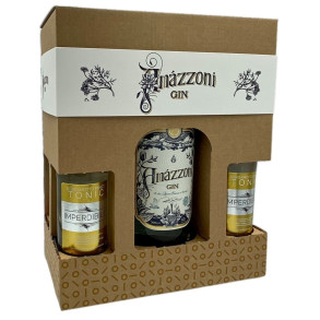 Gaveske med Amazzoni Gin 42% & 4 tonic