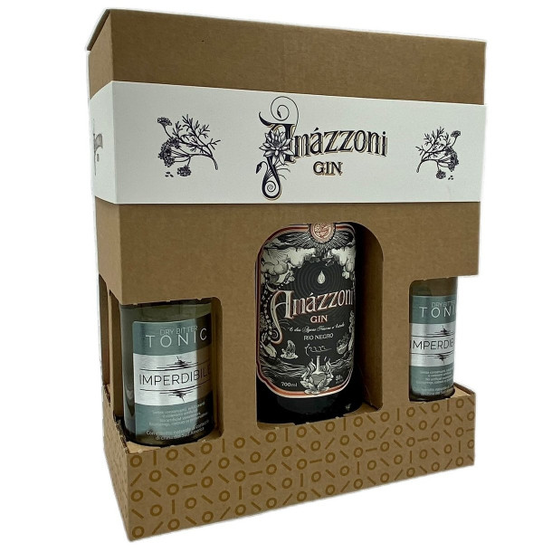 Gaveske med Amazzoni Rio Negro Gin 51% &amp; 4 tonic