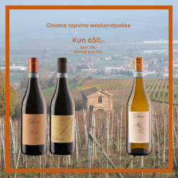 GHIOMO WEEKENDPAKKE 3 FLASKER