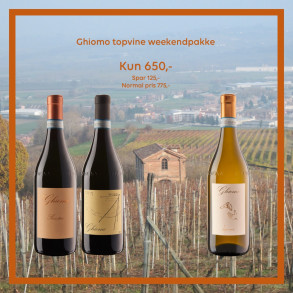 GHIOMO WEEKENDPAKKE 3 FLASKER