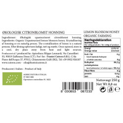 Miele di Limone Bio -Citronblomst honning 