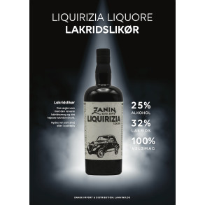 Plakat Lakridslikr 50x70 cm