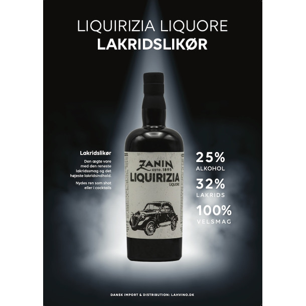 Plakat Lakridslikr 50x70 cm
