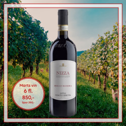 6 fl. MARTS VIN "Bricco Manera" Nizza Barbera DOCG