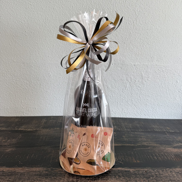 Gavepakke med Tawny Port &amp; Chokolade