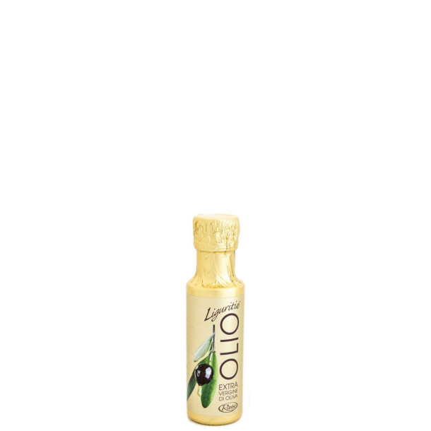Olivenolie Extra Virgin "Liguritio" i guldfolie 0,10 lt.