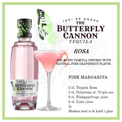 Butterfly Cannon Tequila - Rosa 0,50 lt.