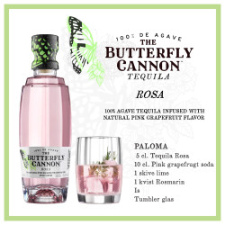 Butterfly Cannon Tequila - Rosa 0,50 lt.