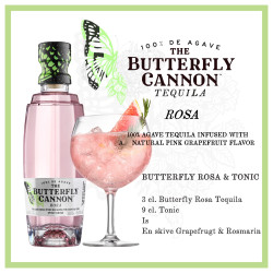 Butterfly Cannon Tequila - Rosa 0,50 lt.