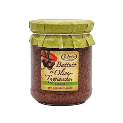 Battuto di olive Taggiasca - Hakket oliven m/krydderi