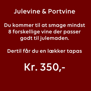 Julevine & Portvin vinsmagning 20.11.2025