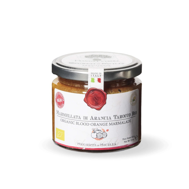 Marmellata di Arancia di Sicilia Tarocco Bio -Tarocco blodappelsin marmelade 