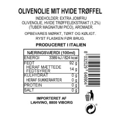 Aromatisk Olivenolie "Tartufo Bianco" 0,10 lt.