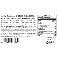 Sale Marino di Sicilia al Limone -Havsalt med citronsmag 