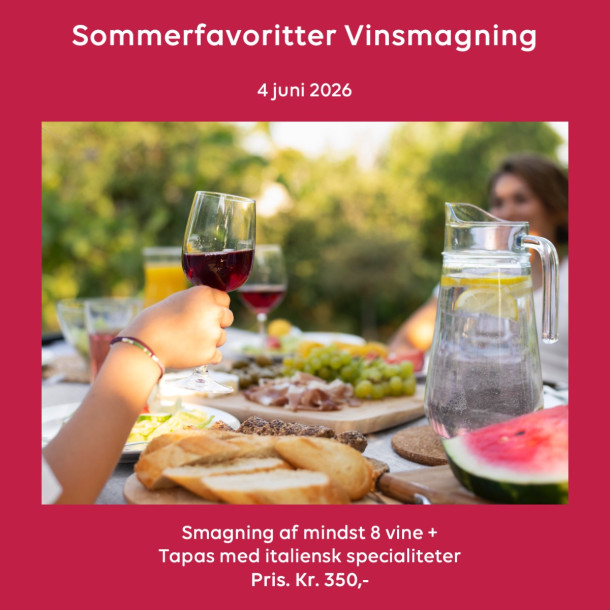 Sommerfavoritter vinsmagning 4 juni 2026