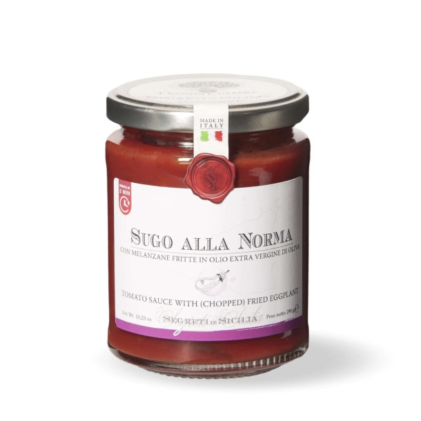 Sugo alla Norma con Melanzane 290 gr-Frdig tomat salsa med auberginer