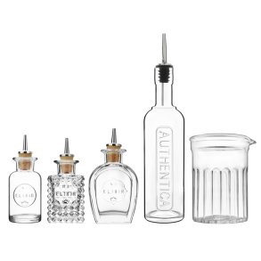 Mixology flasker og mixerglas st 5 dele