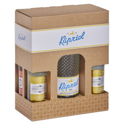 Gaveske med Kapriol LEMON &amp; BERGAMOT Gin + 4 Tonic