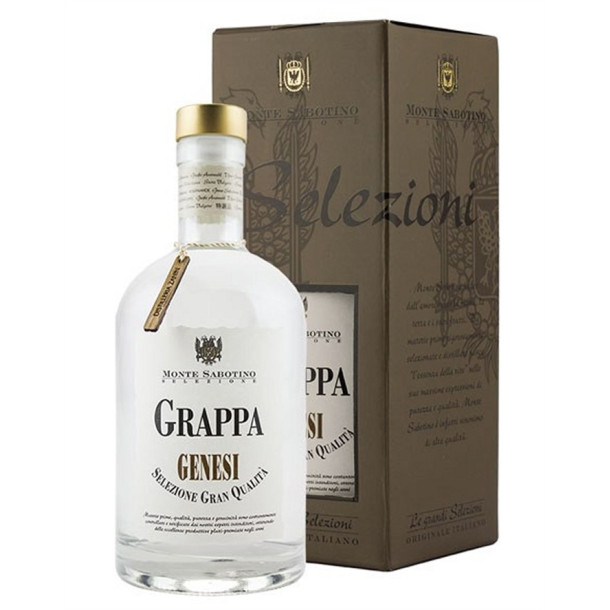 "Monte Sabotino" Grappa Bianca Genesi 40%, 70 cl.