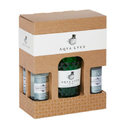 Gaveske med Aqva Lvce Gin + 4 Tonic