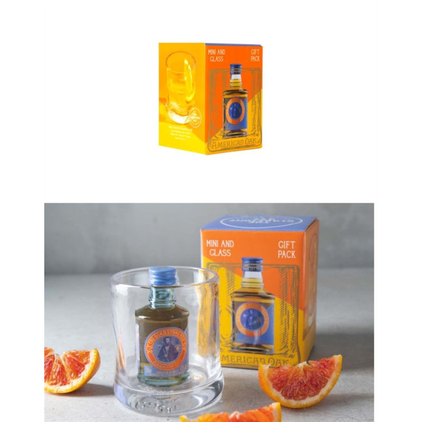 Gladstone Axe "American Oak" Whisky 41% 5 cl i gaveske m/1 glas