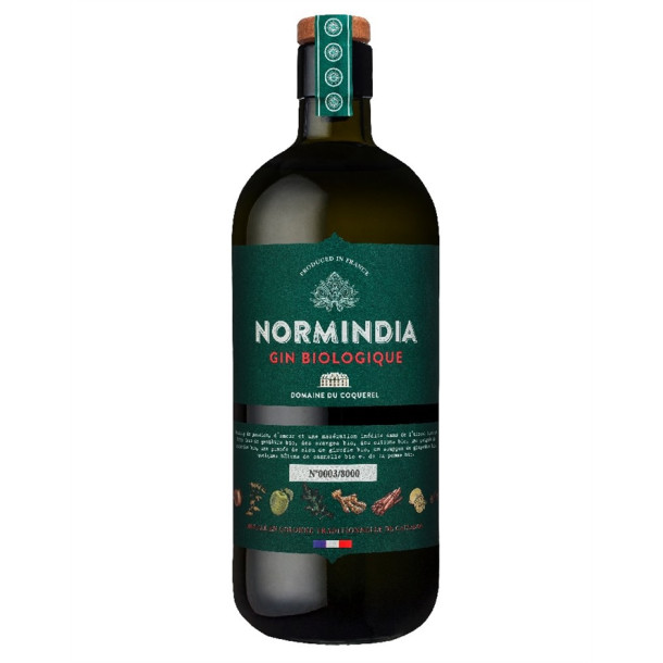 Normindia Gin Biologique 41,4% kologisk