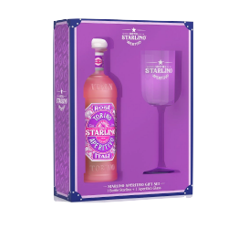 "Hotel Starlino" Aperitivo Ros &amp; 1 cocktailglas i Gaveske