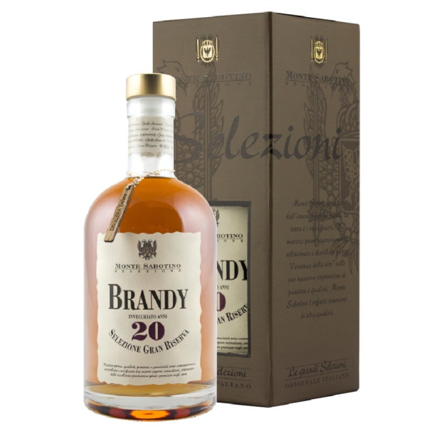 "Monte Sabotino" Brandy 20 rs 40%, 70 cl.